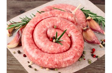 Saucisses par 5 kg - La Ferme de Caillouet