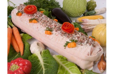 Poitrine de porc farcie