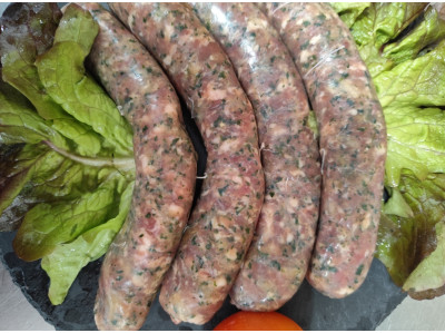 Saucisses oignons /persils