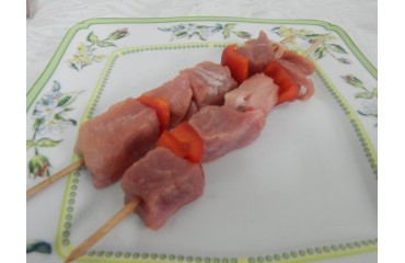 Brochettes de porc