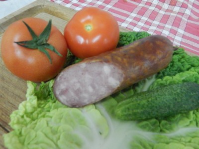 Saucisson à l'ail